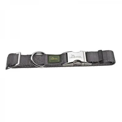 Produktbild von Hunter Vario Basic Alu-Strong, Hund, Standardkragen, Grau, Nylon, Kunststoff, Einfarbig, Extragroß