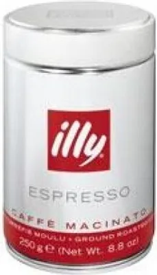 A can of illy espresso coffee.