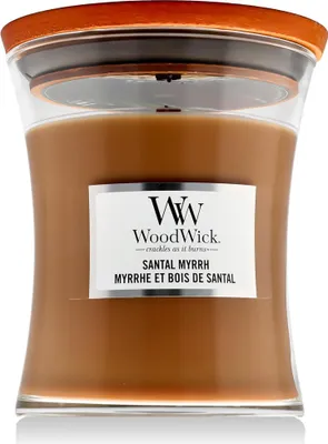 Produktbild von WoodWick Medium Hourglass Candles Duftkerze Santal Myrrh 275 g