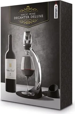 Zdjęcie produktu dla Dekanter do Wina - Aerator z Podstawką na Prezent