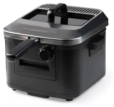 Produktbild von 4l 2000w schwarze fritteuse Domo DO545FR