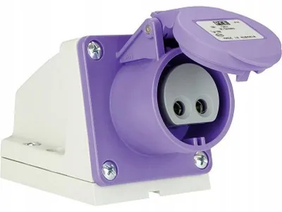 Image de PCE Prise industrielle 16A 3P Violet IP44