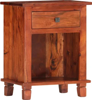 Immagine prodotto di Comodino 40x30x50 cm in Legno Massello di Acacia