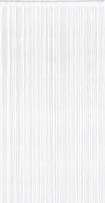 Produktbild von Victoria M. LEONORA Fadengardine, 100 x 245 cm, weiß vielseitig nutzbar als Raumteiler, Sicht- & Insektenschutz | kürzbar, waschbar, Tunnelzug