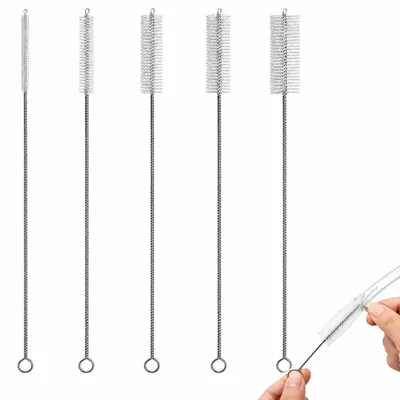 5er Set 30 cm Rohrreinigungsbürsten für Strohhalme & Schläuche