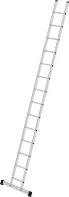Produktbild von Sprossen-Anlegeleiter 350 mm breit mit Standard-Traverse 14 Sprossen