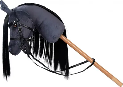 Obrázek produktu pro Hobby koník na tyči By Astrup - Hobby Horse Blaze Dark Grey
