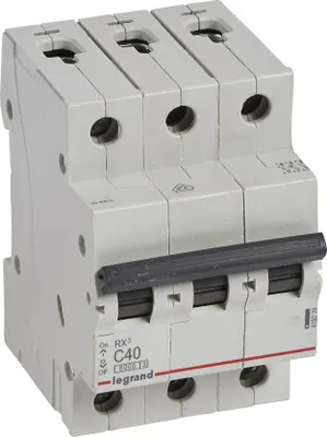 Obrázek produktu pro Legrand RX3, Miniaturní obvodový jistič, Typ C, IP20, 360 - 440 V