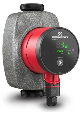 Image de Pompe de circulation à haut rendement Grundfos ALPHA1 32-80 180 mm 1x230 V G2 DACH, 1 pièce.