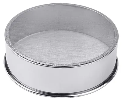 Edelstahl-Mehl sieb, 14,5 cm, feinmaschig, für Backen und Kochen
