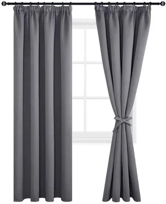 Zdjęcie produktu dla Rolety zaciemniające – 2 sztuki – szare – 117 x 228 cm