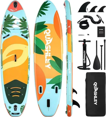 Obrázok produktu pre Doska na paddleboarding, protišmyková povrchová úprava, prenosné príslušenstvo, zlatá farba