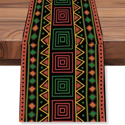 Obrázek produktu pro Tradiční africké ubrousky na stůl s geometrickým vzorem