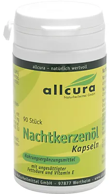 Produktbild von allcura Nachtkerzenöl Kapseln, 90 St. Kapseln