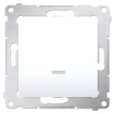 Immagine prodotto di Interruttore (modulo) a 1 polo con LED Bianco Contatto Simon 54 Premium DW1L.01/11