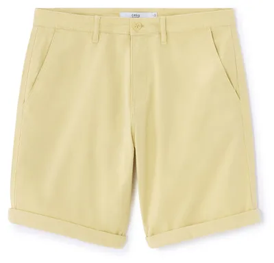 Produktbild von Celio Bochino Herren Shorts mit festem Bund, Reißverschluss und Seitentaschen, aus Stretch-Baumwolle, US-Größe 38