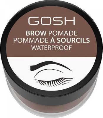 Zdjęcie produktu dla Gosh, Gosh, Waterproof, Eyebrow Pomade, 001, Brown, 4 ml