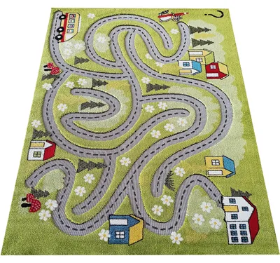 Image de Tapis Color Kids 02 Vert 150 x 200 cm