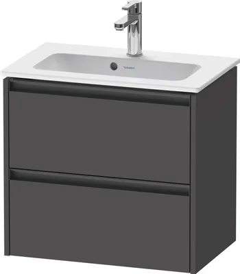 Produktbild von Duravit Ketho.2 Wastafelonderkast 61x39x54,9 cm Mat Grafiet