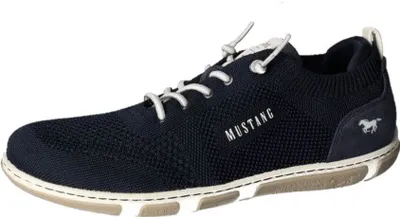 Produktbild von Mustang Damen Sneaker Schnürung trendig Halbschuhe sportlich 1488-303, Größe:40 EU, Farbe:Blau