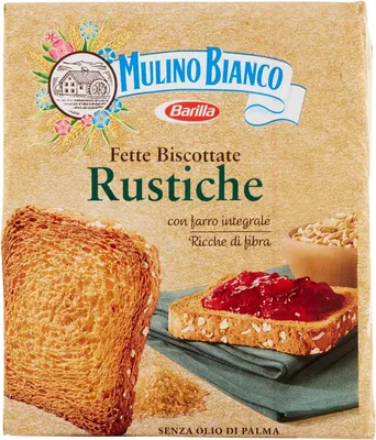 Produktbild von 6x Mulino Bianco Fette biscottate Le rustiche 315g mit Dinkel Zwieback brot