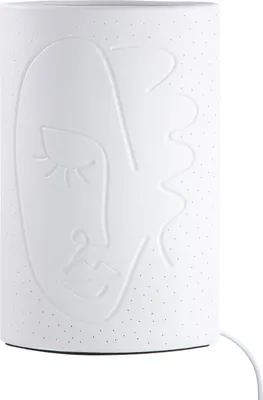 Produktbild von Gilde Porzellan Lampe "Visione" weiß Fassung E 14, max. 40 Watt, 220-240 Volt H: 28.50 cm B: 18 cm T: 10 cm 32205