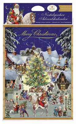 Produktbild von Adventskalender Schokolade - 75 g - 24 Türchen - Vollmilchschokolade