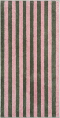 Produktbild von Cawö Duschtuch Bold Farbe oliv/rosa Größe 70x140