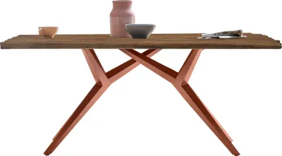 Produktbild von SIT Möbel Esszimmertisch 160 cm aus Teak | Tischplatte 50 mm natur | Gestell Metall antikbraun | B 160 x T 90 x H 73,5 cm | 15540-00 | Serie TABLES & CO