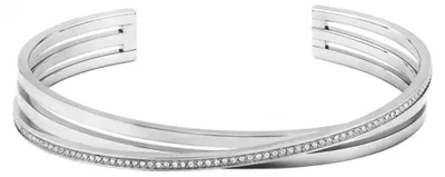 Image de Bracelet en acier massif avec cristaux 1580284