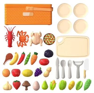 Productafbeelding van Kinderspeelgoed Keukenaccessoires met Mand