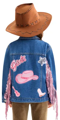 Imagen del producto de Solidchoice - Chaqueta vaquera para niñas con lentejuelas y bolsillos