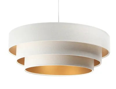 Zdjęcie produktu dla Lampa wisząca TRIO biała/złota