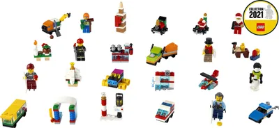 Obrázok produktu pre LEGO City Adventný kalendár ®, Stavebnica, 5 rok / roky, Plast, 349 kusov, 479 g