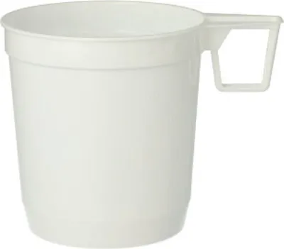 Produktbild von Papstar 12216, 250 ml, Polystyrene, Weiß, 8 cm, 85 mm, 40 Stück(e)
