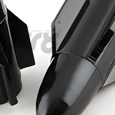 Produktbild von Ventilkappen Rocket STR8 schwarz