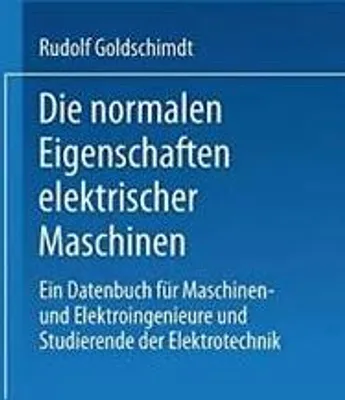 Obrázek produktu pro Die normalen Eigenschaften elektrischer Maschinen