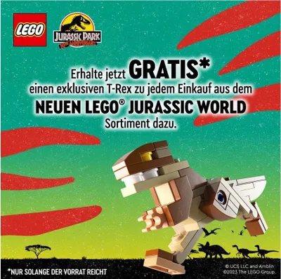 Produktbild von LEGO® Jurassic World 5008022 Jurassic Park Anniversary T-Rex GWP Polybag