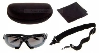 Produktbild von RacePro Getönte Motorrad- & Fahrradbrille 3-in-1 Vielseitig