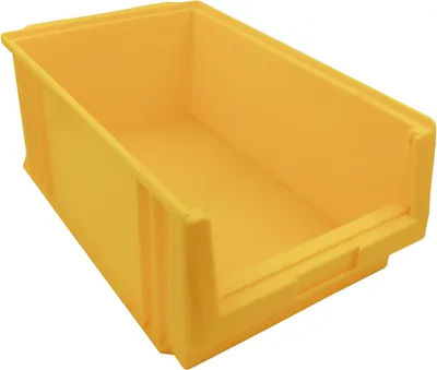 Produktbild von SuperSparSet 8x Sichtlagerbox Classic A | Gelb | HxBxT 20x32x50cm | Polypropylen | Sichtlagerbehälter, Sichtlagerkasten, Sichtlagerkastensortiment, Sortierbehälter