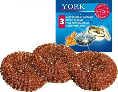 Obrázek produktu pro Měděná síťka na drhnutí 3 kusy - YORK
