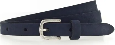 Produktbild von Vanzetti Leder Gürtel Taillengürtel Slim Velours Belt W95 Navy dunkelblau