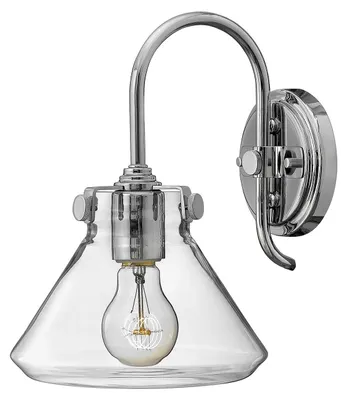 Image de Applique murale Elstead Congress E27 29 cm, chrome