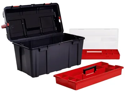 Immagine prodotto di raaco cassetta degli attrezzi Cassetta degli attrezzi 33-34 L 480 x P 255 x H 258 mm - 715164