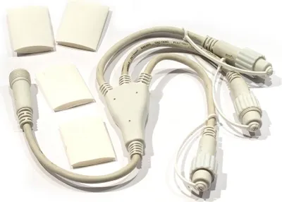 Obrázek produktu pro DECOLED T-Hub, 3 zásuvky, bílá, IP67