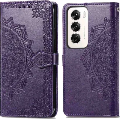 Produktbild von imoshion Mandala Klapphülle Oppo Reno 12 - Violett