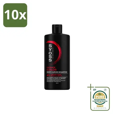Immagine prodotto di 10 flaconi di shampoo colorante Syoss per capelli colorati - 440 ml - Confezione risparmio - 10 pezzi