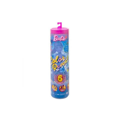 Immagine prodotto di Mattel, Barbie Colour Reveal serie di bambole Totally Denim con 6 sorprese, colorate
