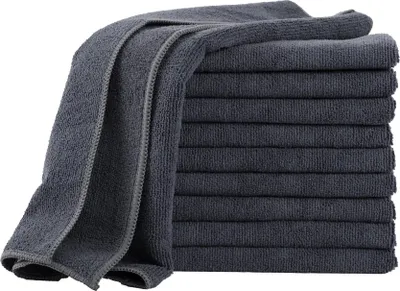 Produktbild von Mikrofasertücher im 10er Set - Fusselfrei Putztücher Fenstertücher Reinigungstücher Lappen Küche Auto