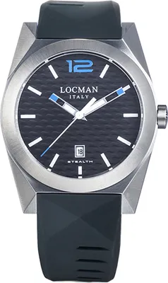 Produktbild von 0810A01S-00BKSKSK Italy Herrenuhr Stealth schwarz Ref. 0810A01S Locman